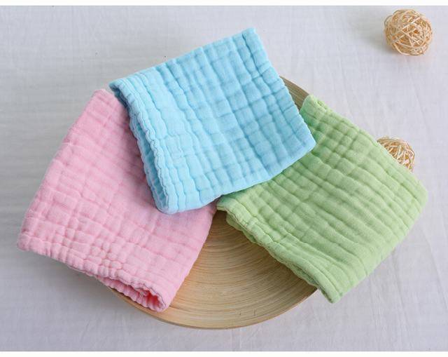 哈迪儿思 新生儿十层彩色纯棉水洗纱布尿布(5条装)