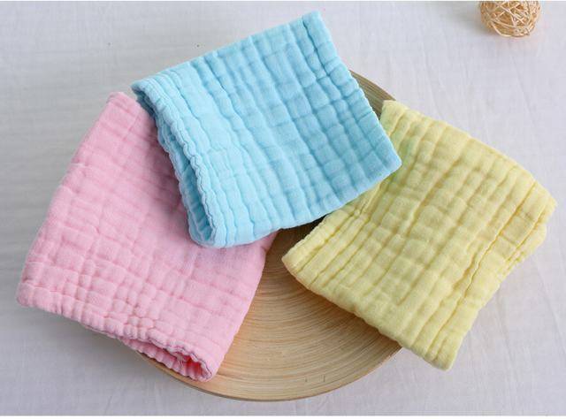 哈迪儿思 新生儿十层彩色纯棉水洗纱布尿布(5条装)