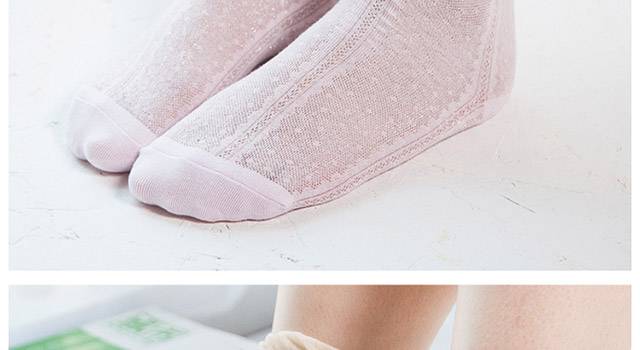 泽芽 孕妇松口月子袜冰丝薄款产妇透气女棉袜5双装